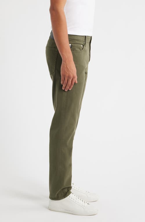 Ag Tellis Stretch Sateen Modern Slim Pants In Green