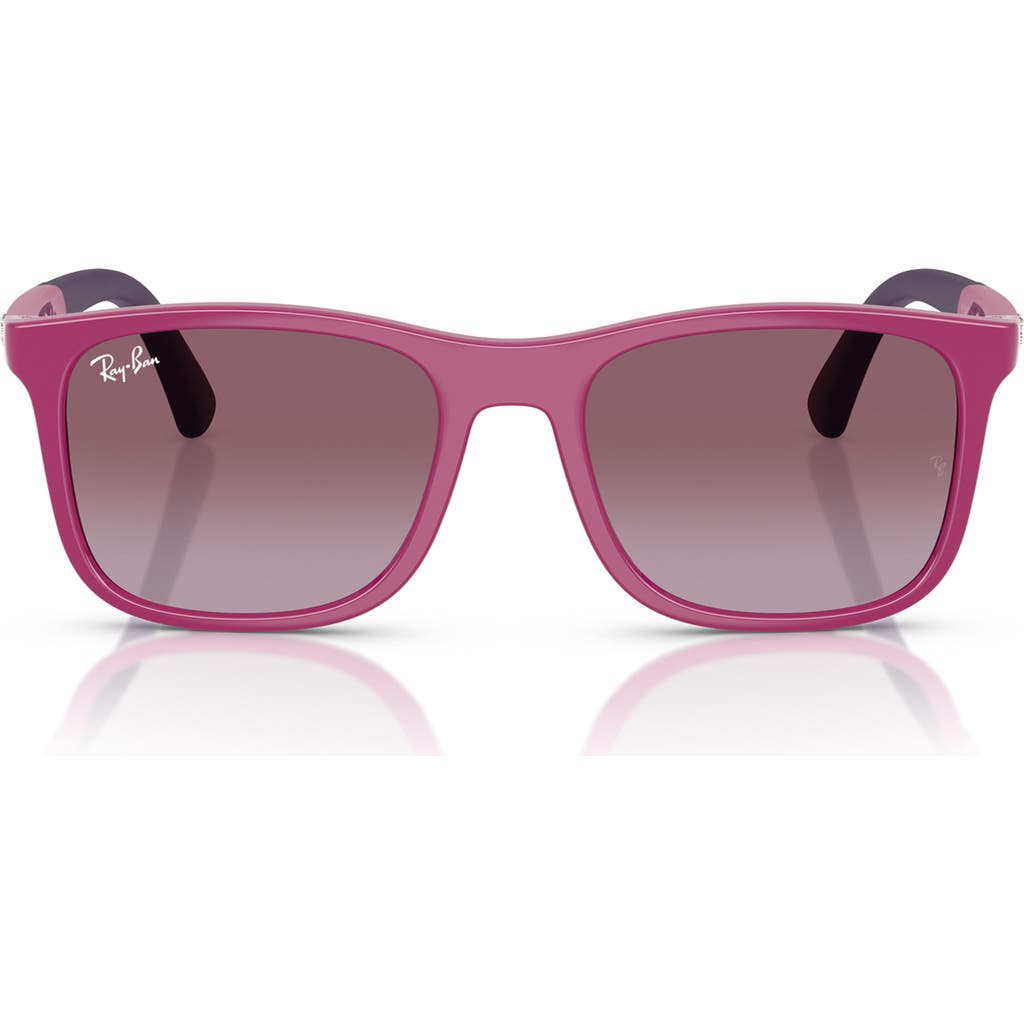 Shop Ray Ban Ray-ban Kids' 47mm Square Sunglasses In Violet