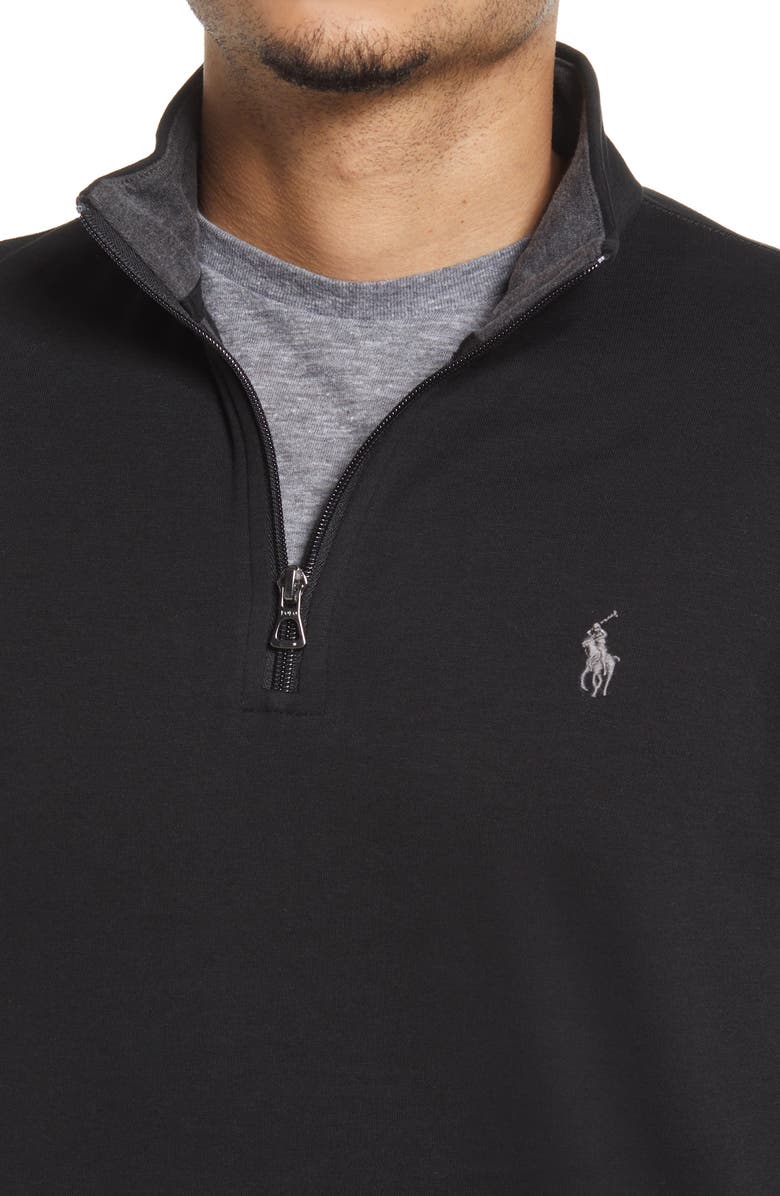 Polo Ralph Lauren Men's Double Knit Jersey Half Zip Pullover, Alternate, color, 