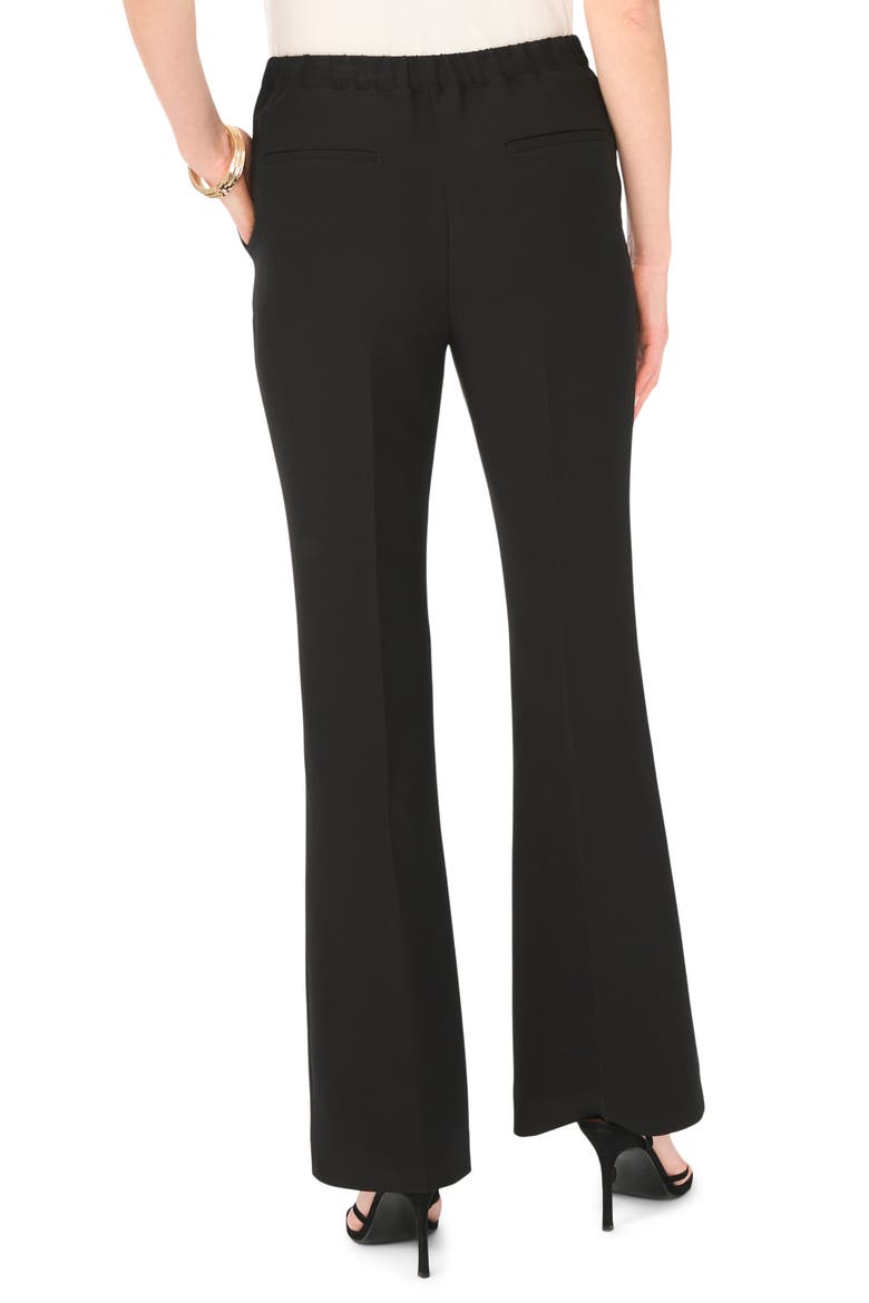 Pull-On Flare Pants, Alternate, color, RICH BLACK