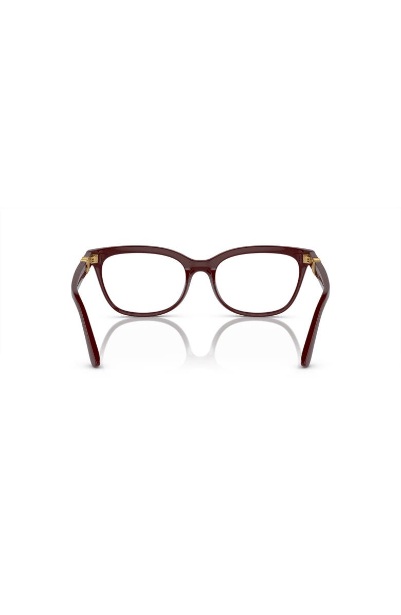 Dolce&Gabbana 54mm Butterfly optical glasses, Alternate, color, Red