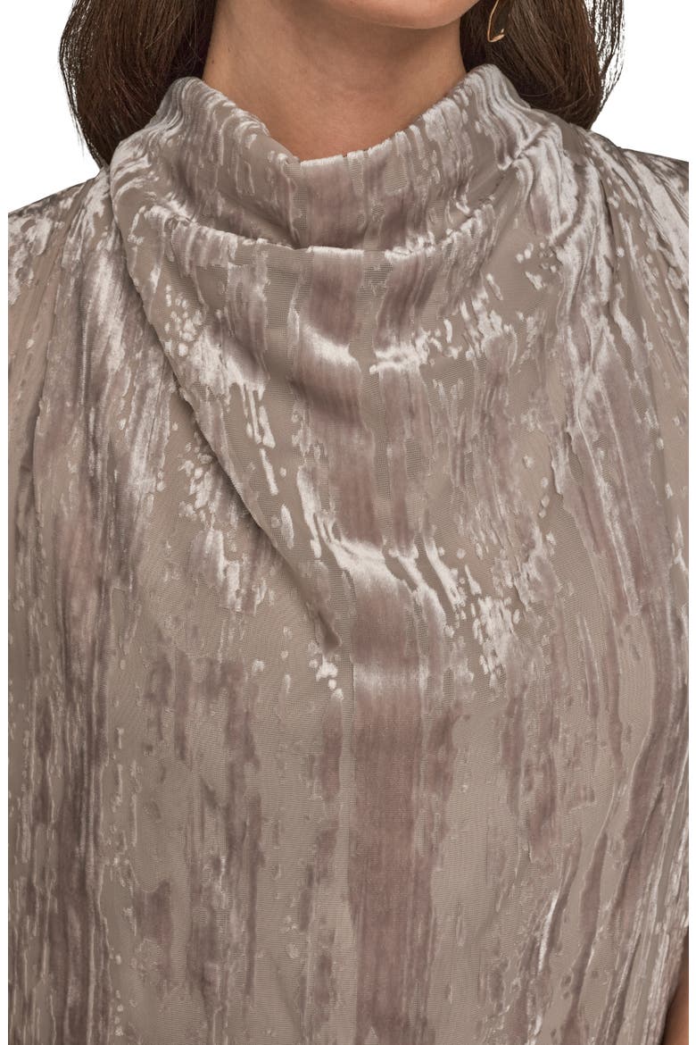 Burnout Sleeveless A-Line Maxi Dress, Alternate, color, VAPOR