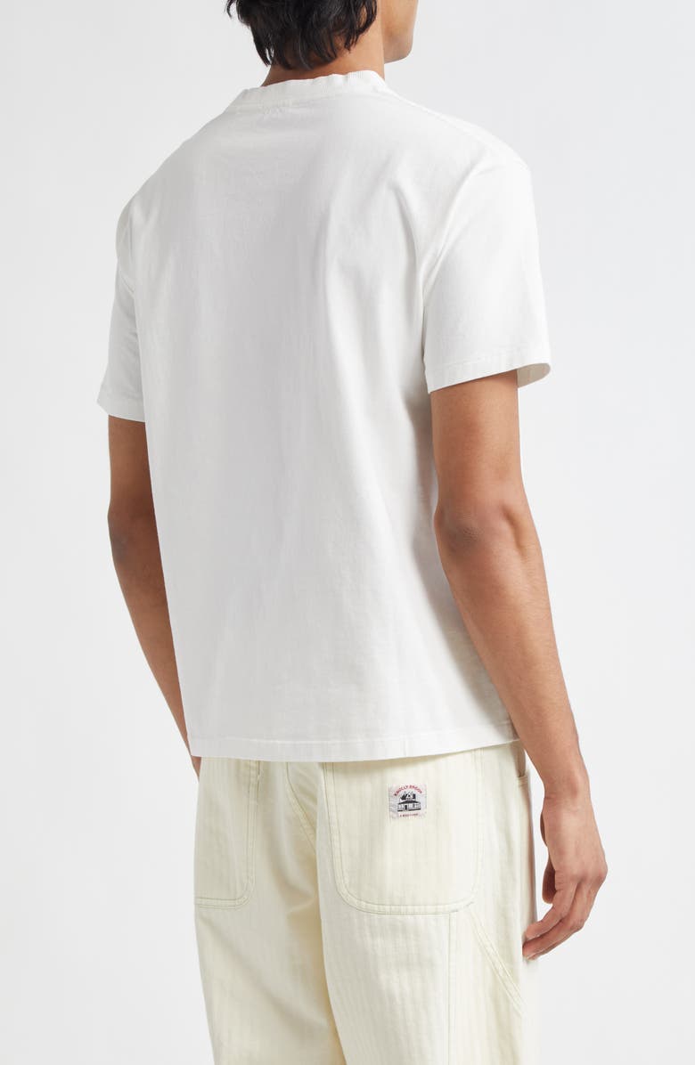 Bode Rebus Embroidered T-Shirt, Alternate, color, Cream