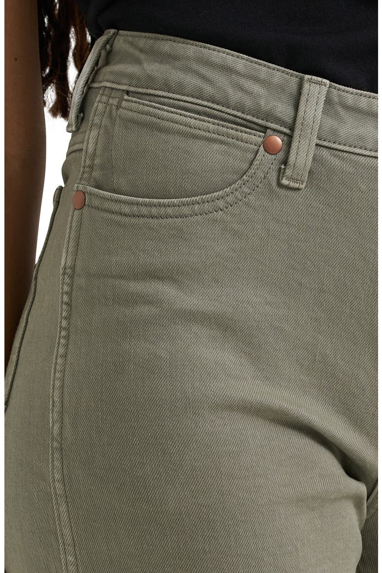 High Waist Loose Straight Leg Jeans, Alternate, color, SHADOW
