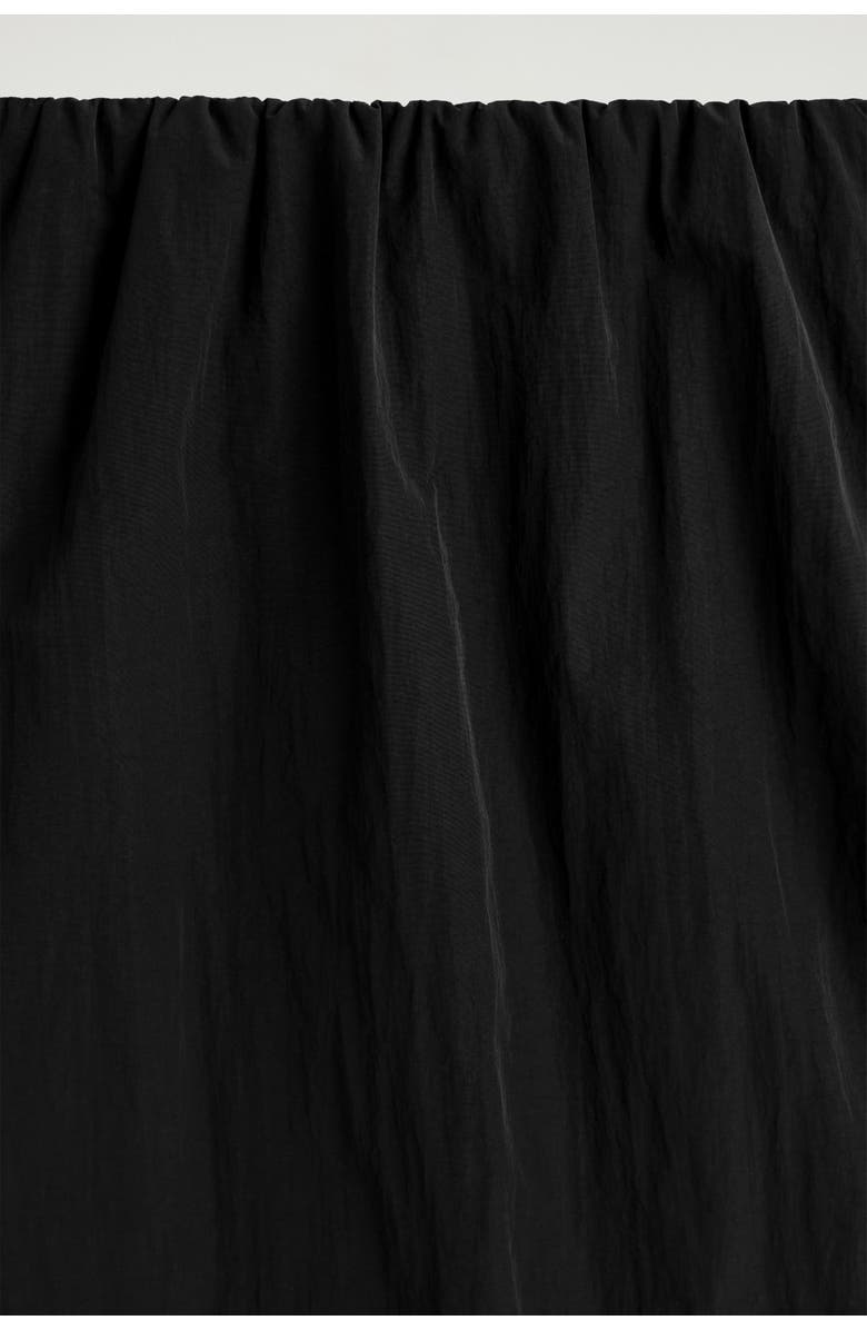 COS Gathered Pencil Skirt, Alternate, color, Black