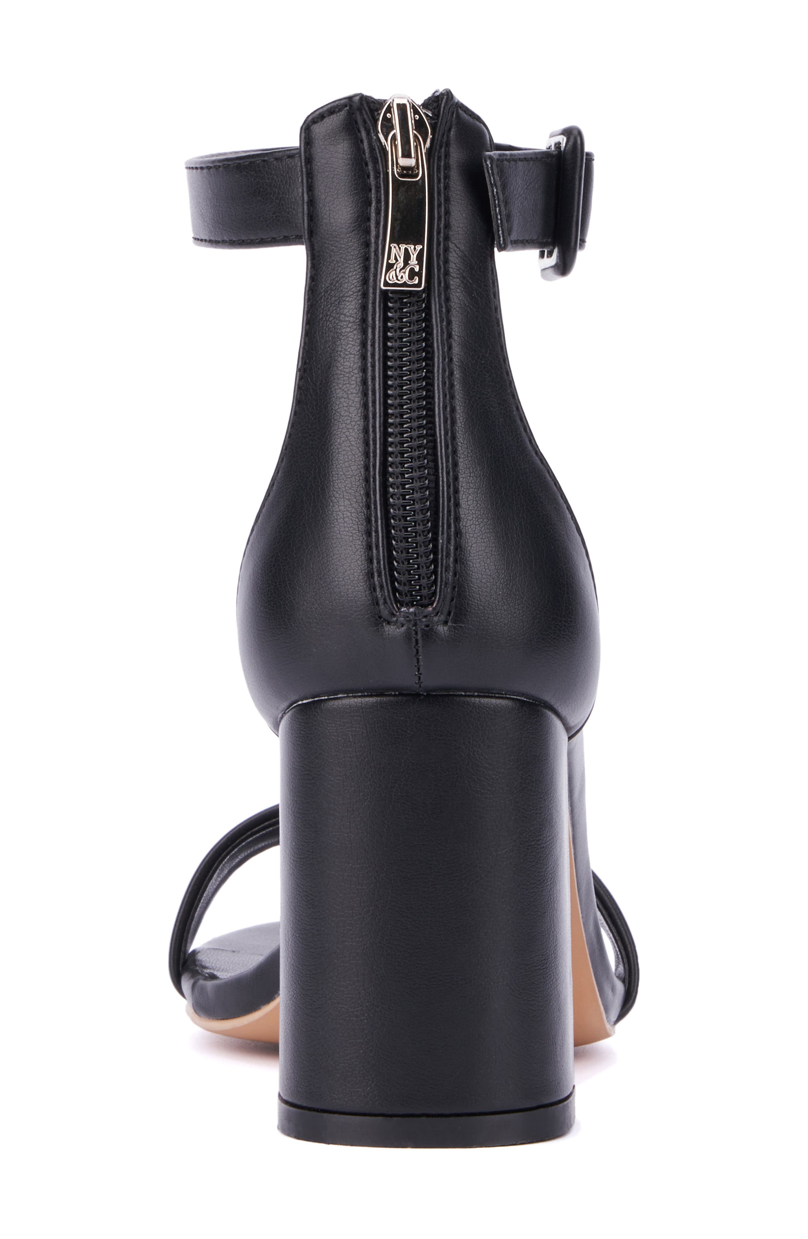 NEW YORK AND COMPANY Lulu Heeled Sandal, Alternate, color, Black