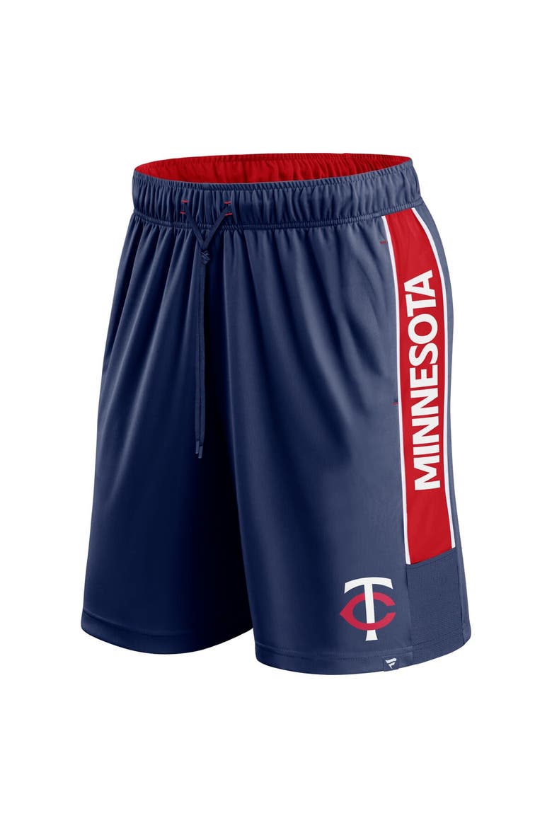 Men's Fanatics Navy Minnesota Twins Win The Match Defender Shorts, Alternate, color, Navy