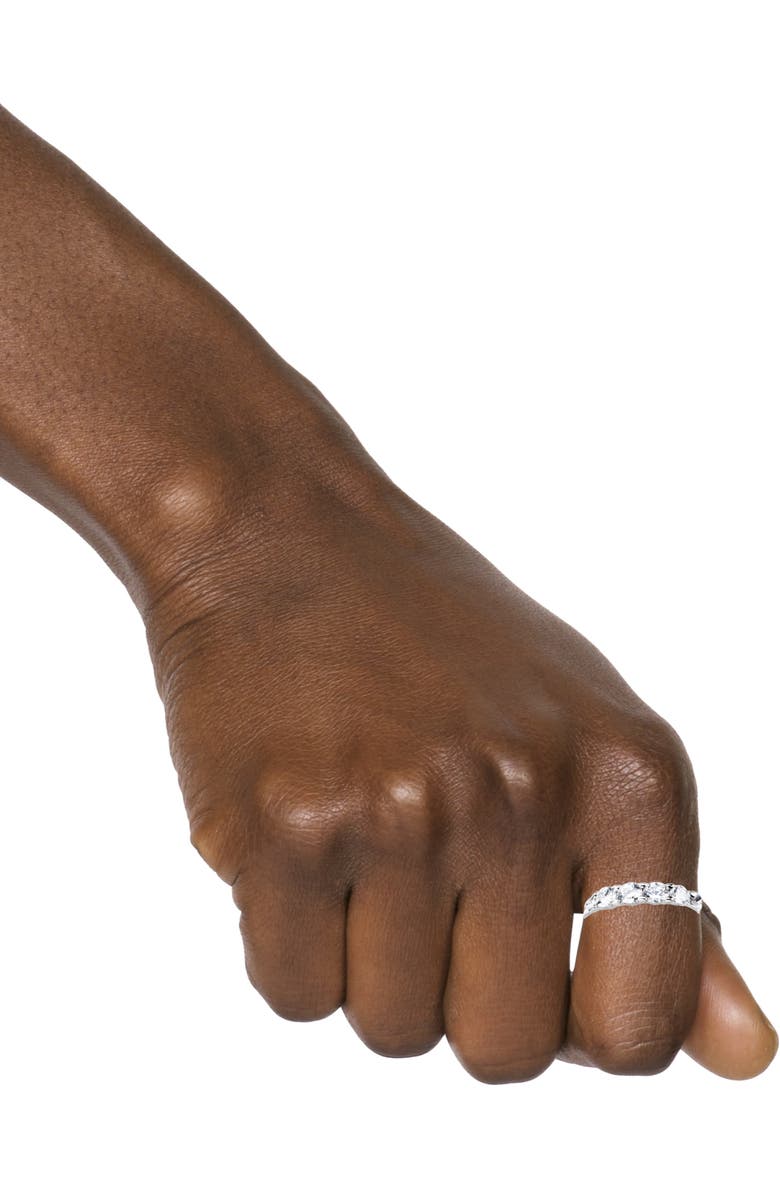 Covet CZ Studded Eternity Band, Alternate, color, Silver