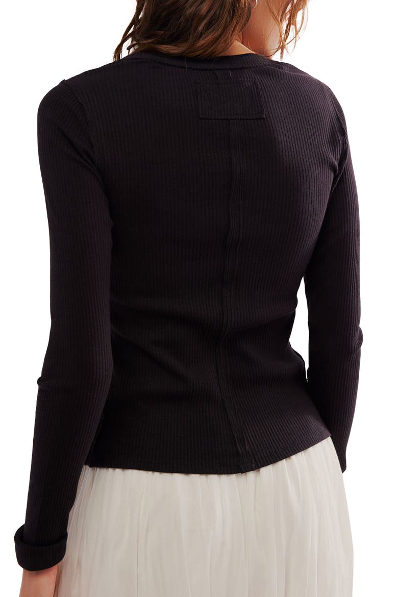 It's On Thermal Rib Button-Up Shirt, Alternate, color, BLACK