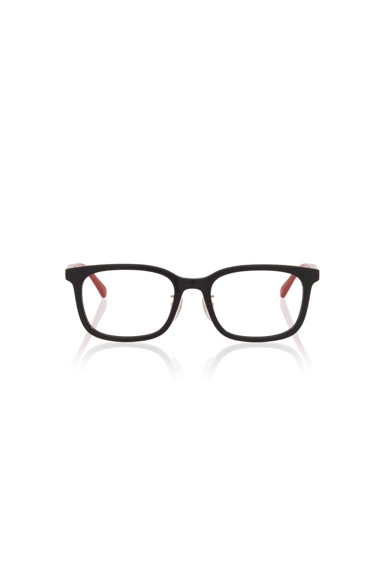 53mm Rectangle optical glasses, Alternate, color, Black