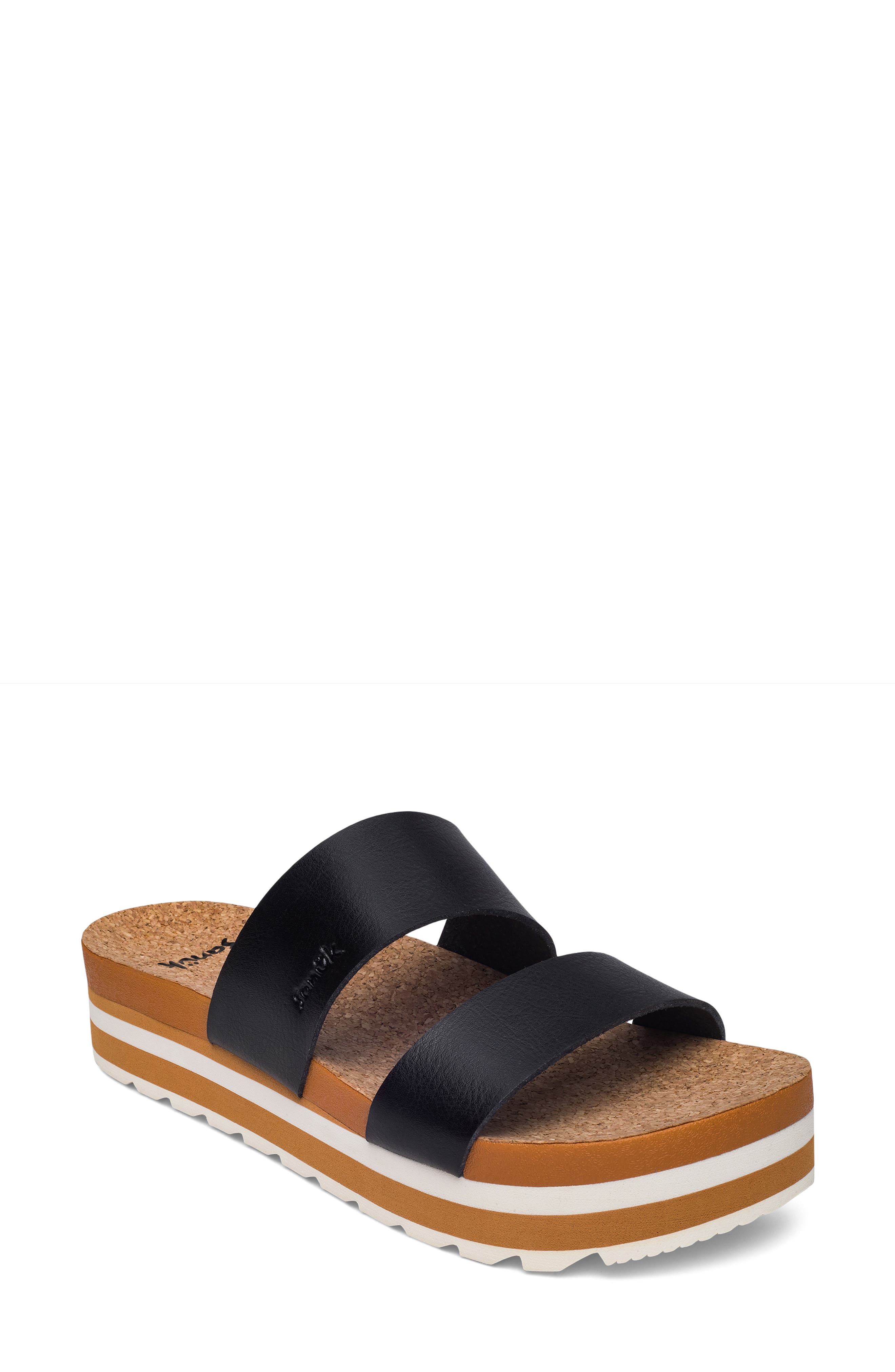 Sanuk Alt-Itude Platform Sandal, Main, color, 