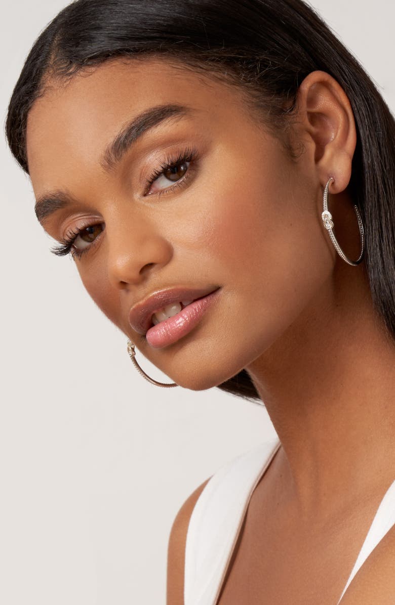 LAGOS Newport Hoop Earrings, Alternate, color,