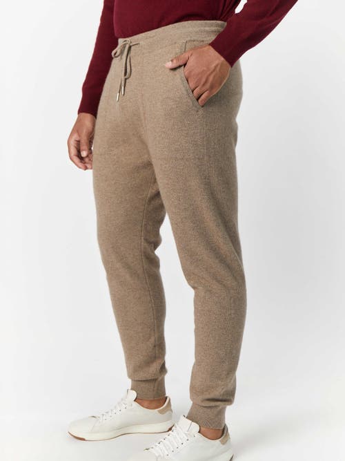 Gobi Mongolian Cashmere Cashmere  Jogger In Taupe