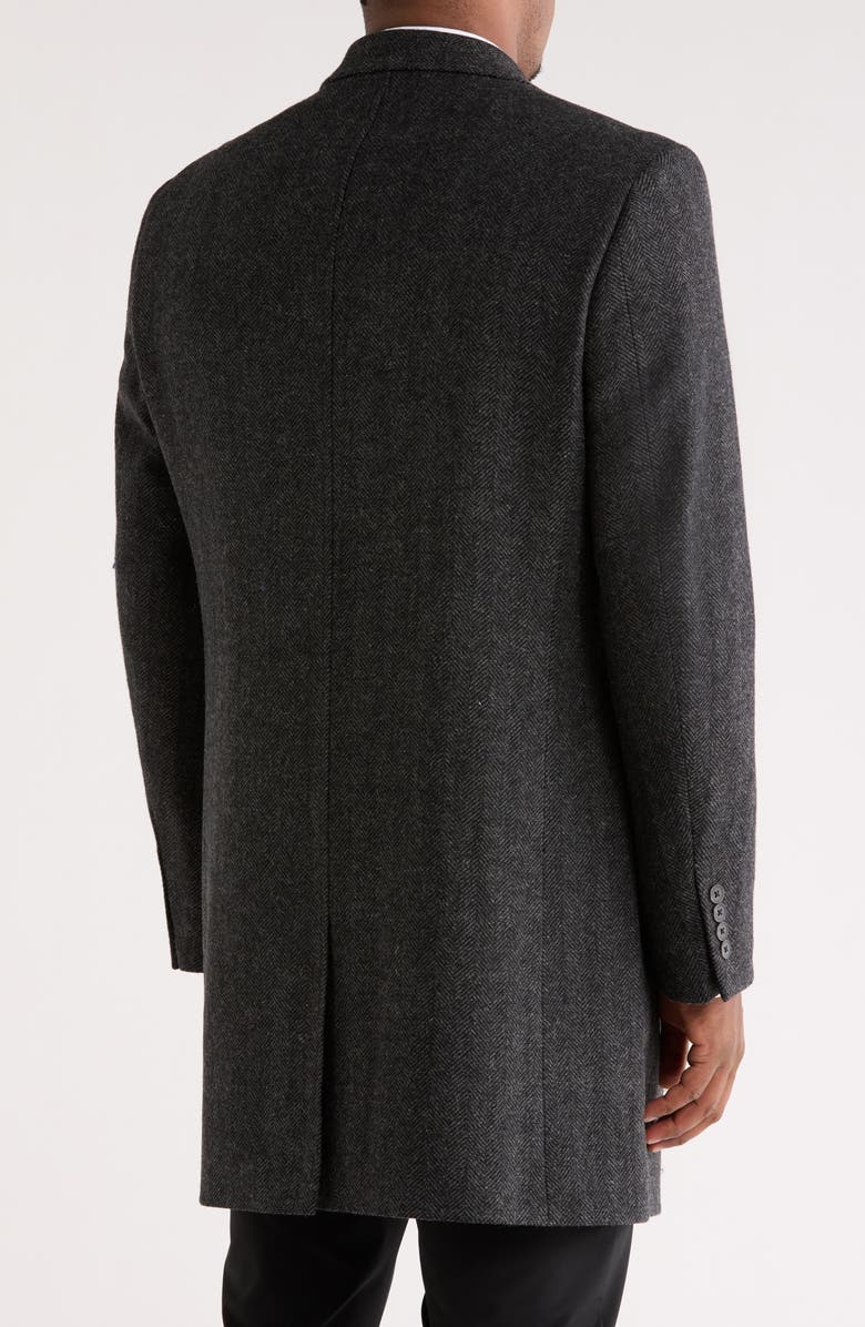 Herringbone Silk Topcoat