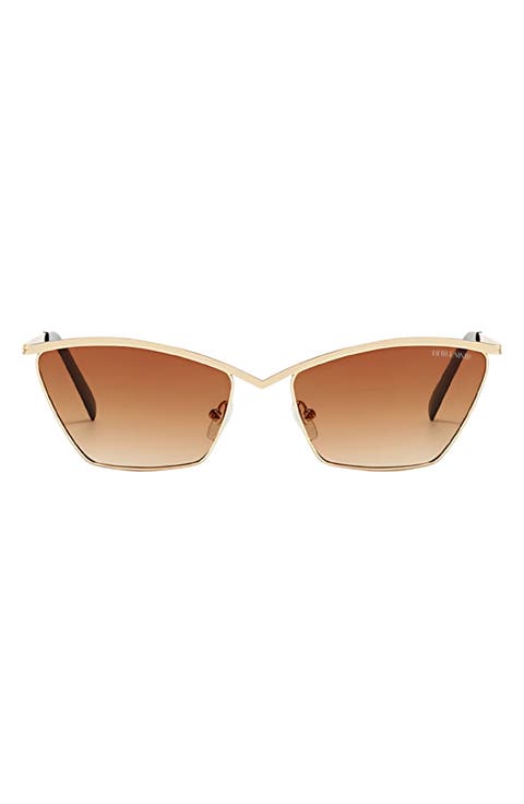 Devon 57mm Polarized Cat-Eye Sunglasses