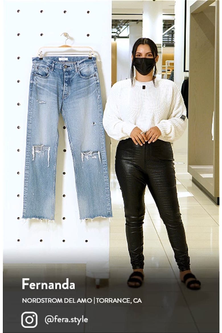 Odessa Ripped Straight Leg Jeans video