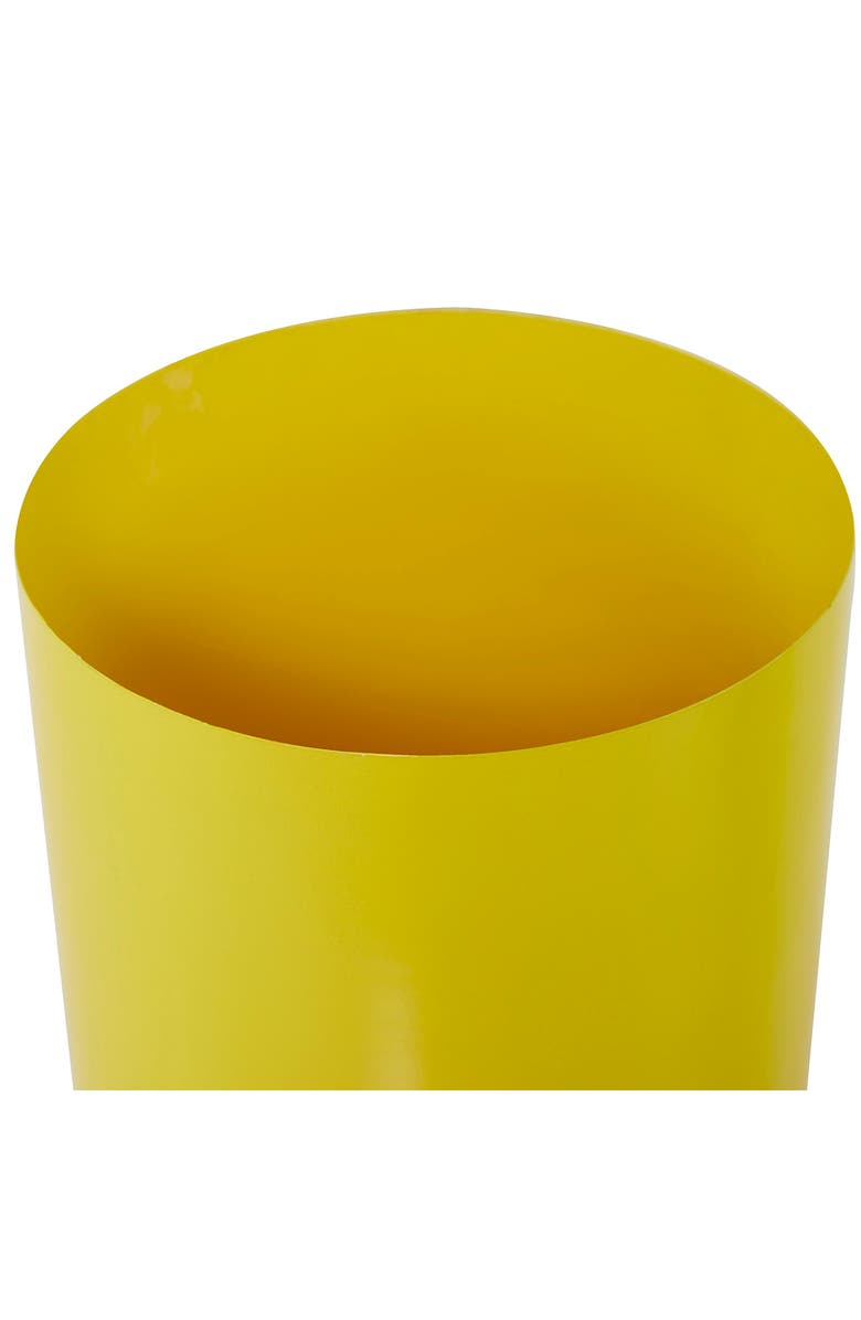 COSMO BY COSMOPOLITAN Yellow Metal Planter - Set of 2, Alternate, color,