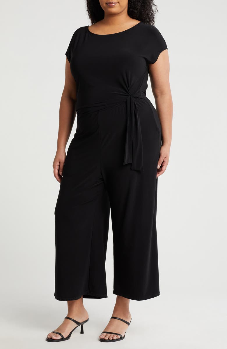 TASH AND SOPHIE Side Tie Jumpsuit, Main, color,