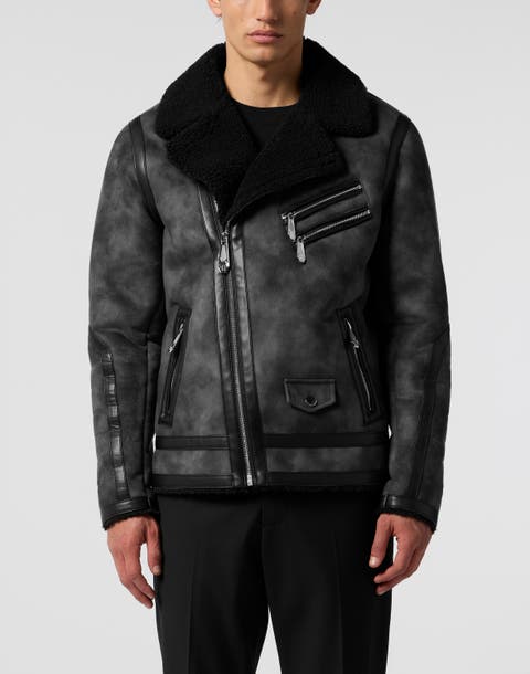 Eco Shearling Jacket Men