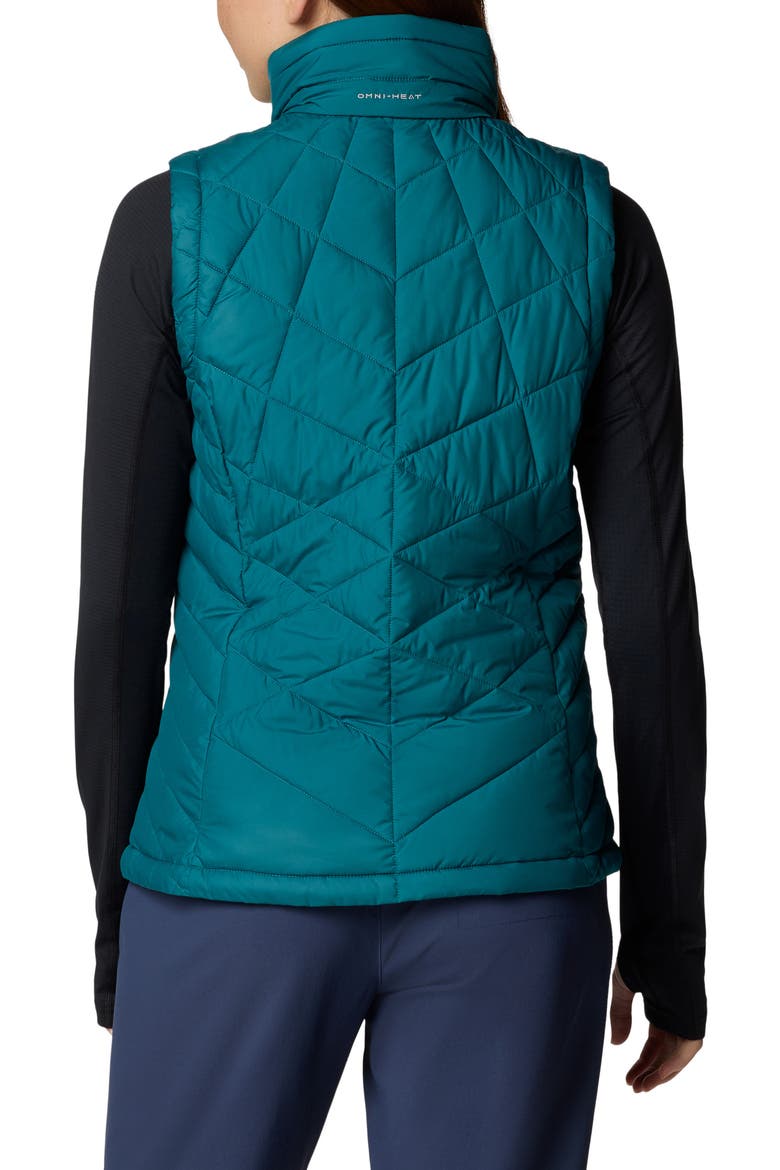 Heavenly II Water Repellent Quilted Vest, Alternate, color, RIVER BLUE
