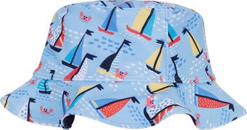 One-Piece Rashguard Swimsuit & Hat Set