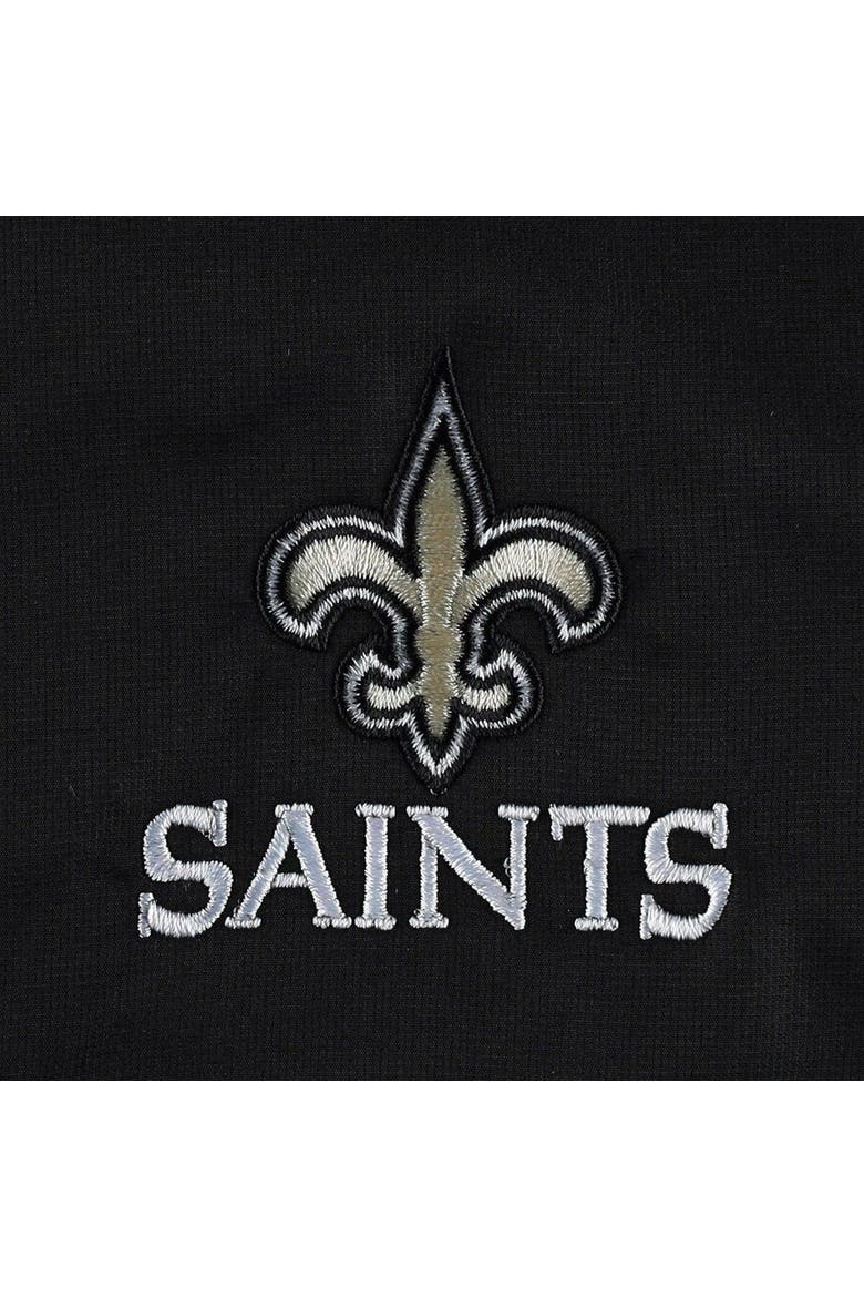 Women's Dunbrooke Black/Gray New Orleans Saints Hurricane Raglan Full-Zip Windbreaker, Alternate, color, Black