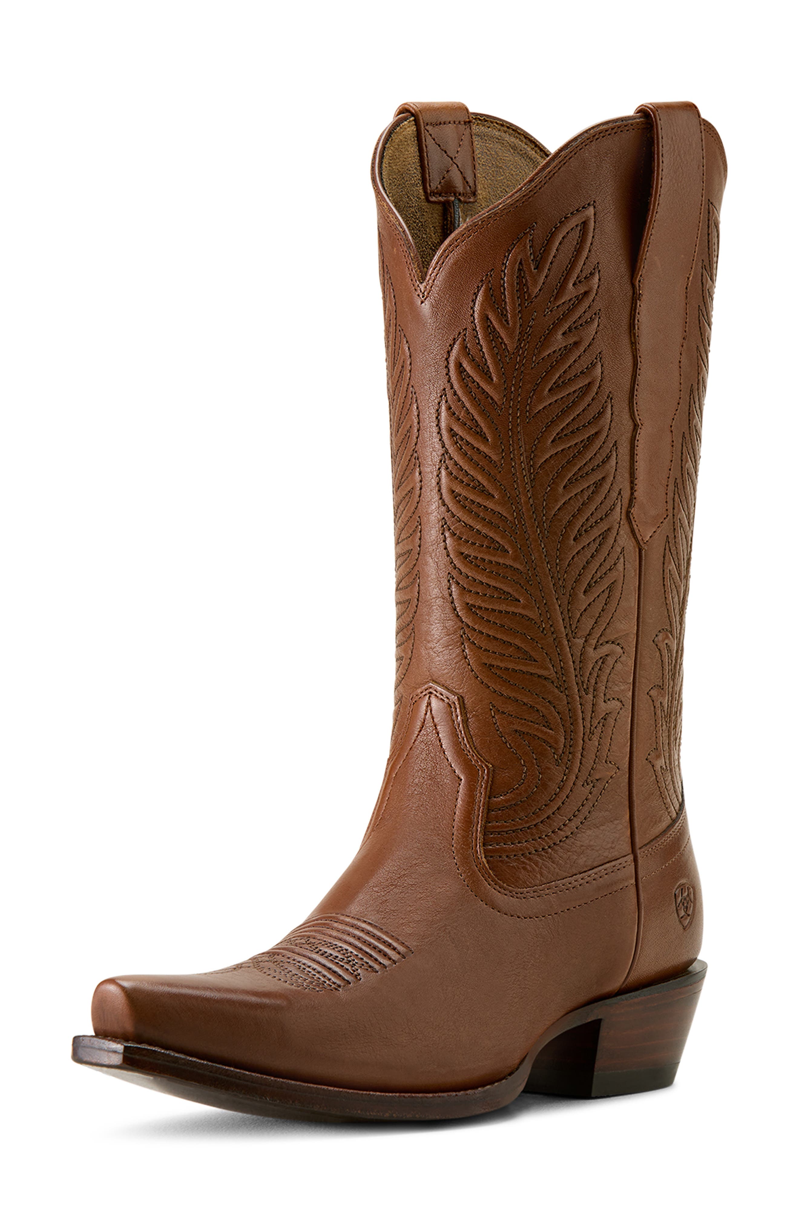 Ariat Bowman Leather Western Boot, Alternate, color, Brown