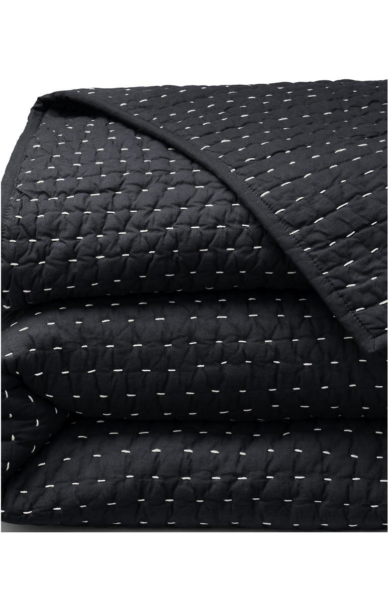 Lands' End Seed Stitch Quilt, Alternate, color, Black Slate