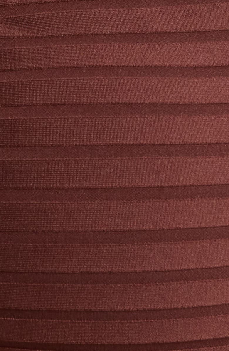 Sanctuary Bandeau Rib Bikini Top, Alternate, color, Espresso