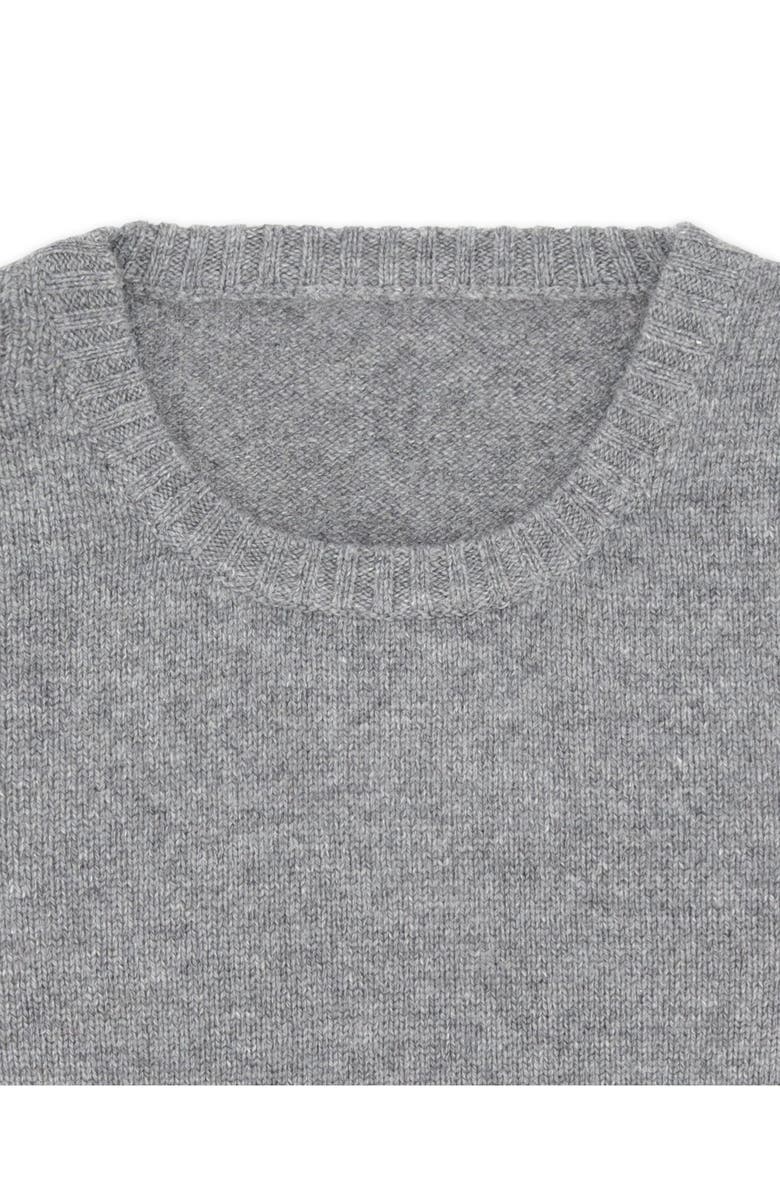 Fortela Short Sleeve Cashmere Jumper, Alternate, color, Dark Grey