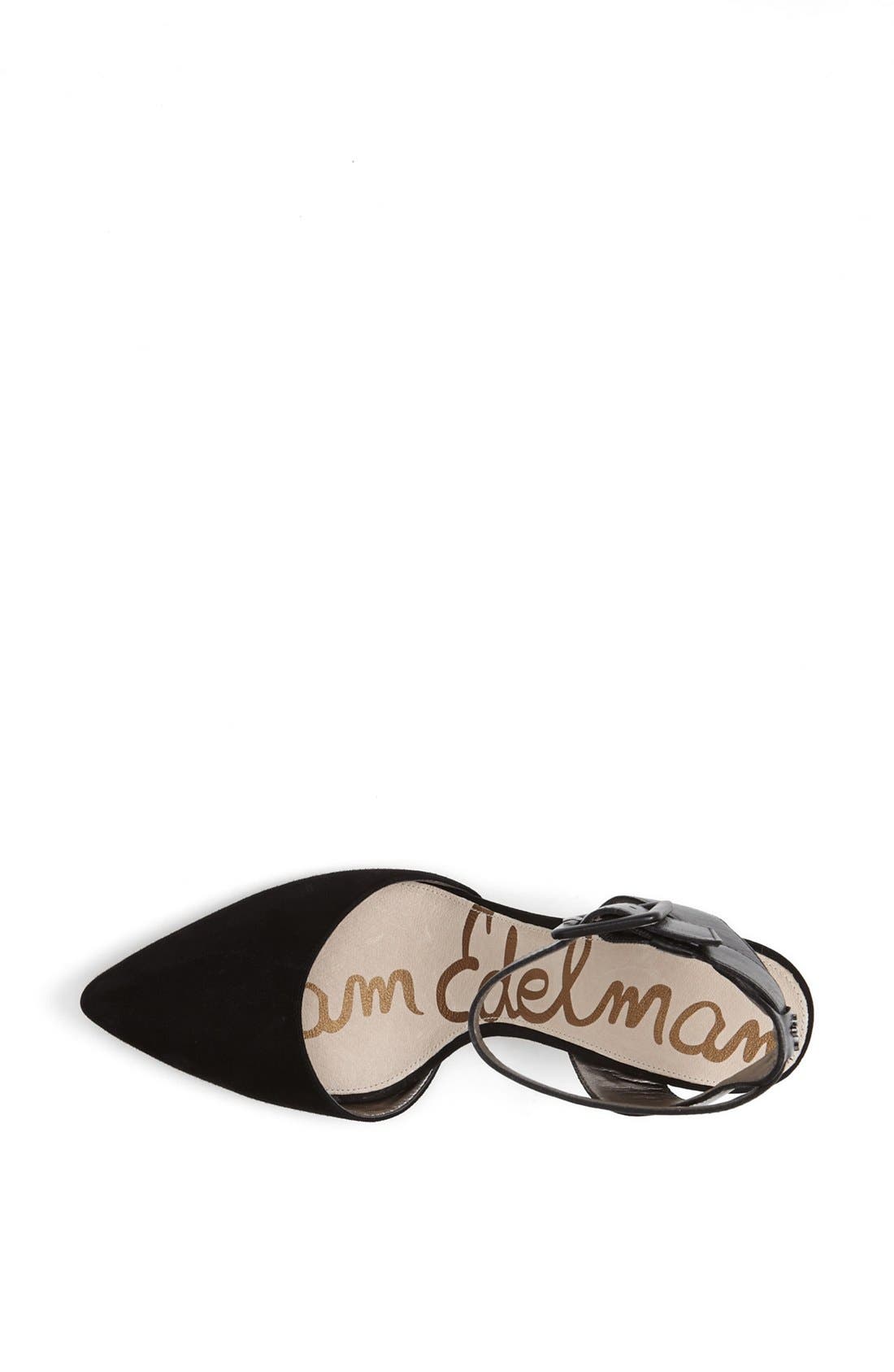 'Okala' Pump, Alternate, color, BLACK SUEDE