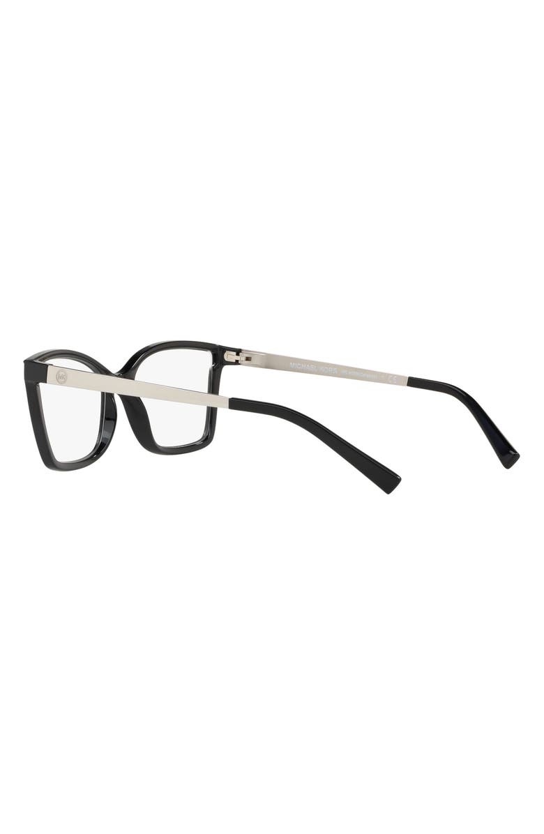 Michael Kors 54mm Rectangular Optical Glasses, Alternate, color, 