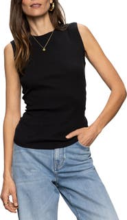 Sanctuary Ruched Rib Tank