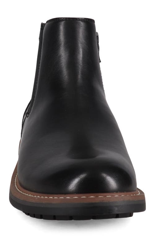 Aquatherm By Santana Canada Clark Waterproof Lug Sole Boot In Black