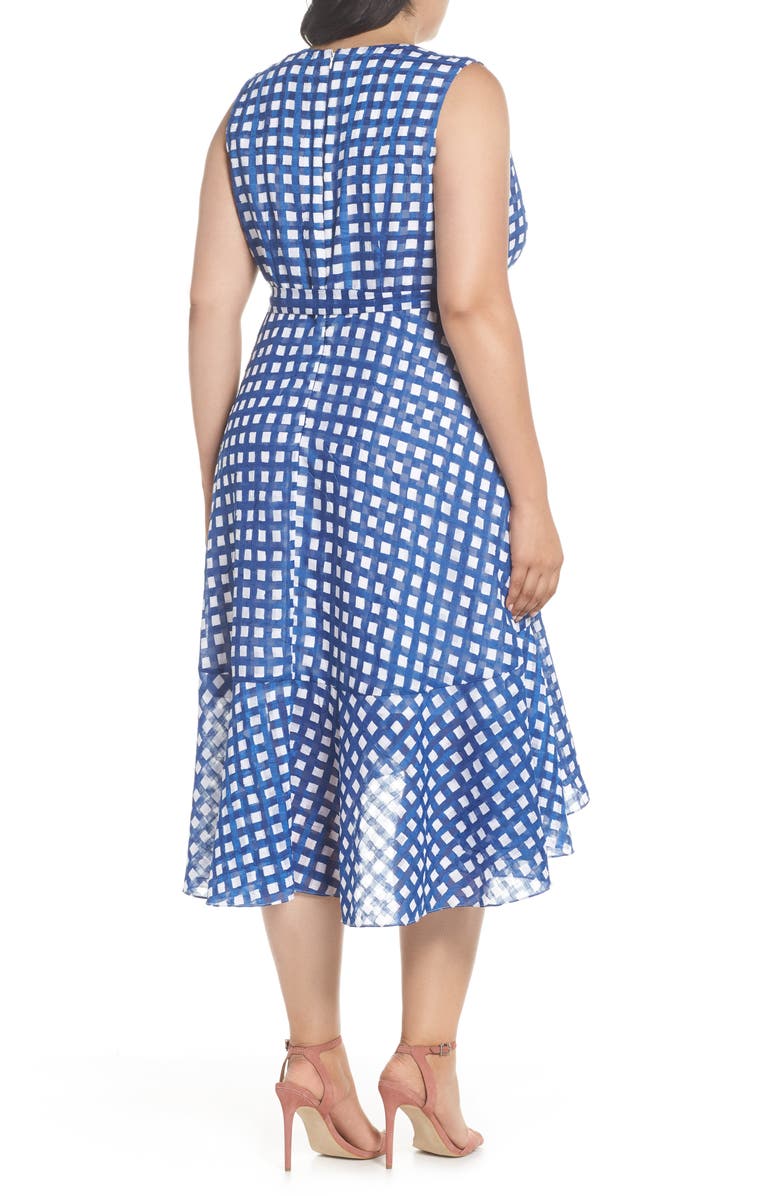 Eliza J Ruffle High/Low Dress, Alternate, color, 