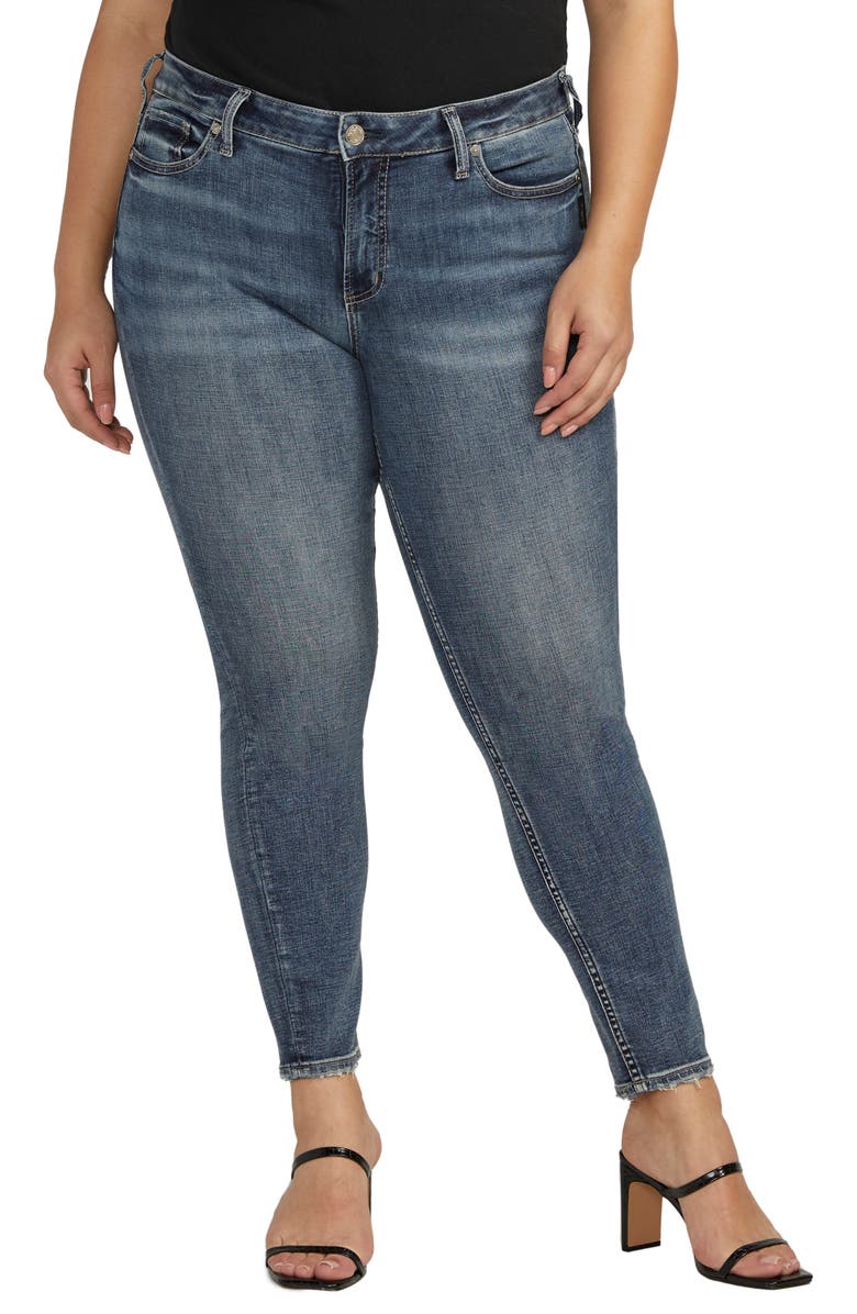 Silver Jeans Co. Suki Skinny Jeans, Main, color, Blue