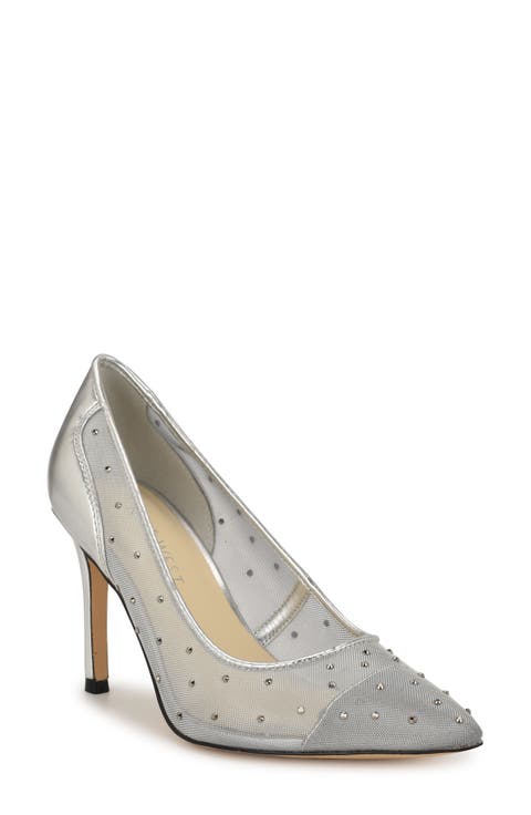 Exxtra Pointed Toe Pump (Women)