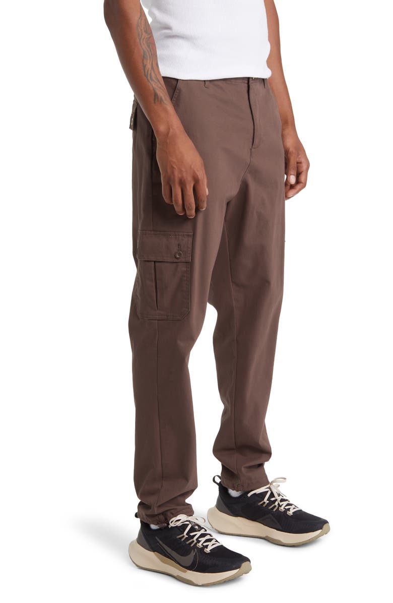 ASOS DESIGN Tapered Cargo Trousers, Alternate, color,