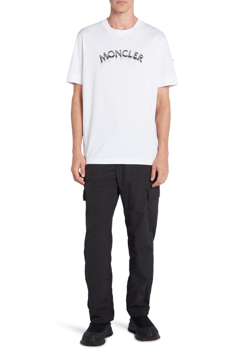 Logo Cotton Graphic T-Shirt, Alternate, color, BRILLIANT WHITE