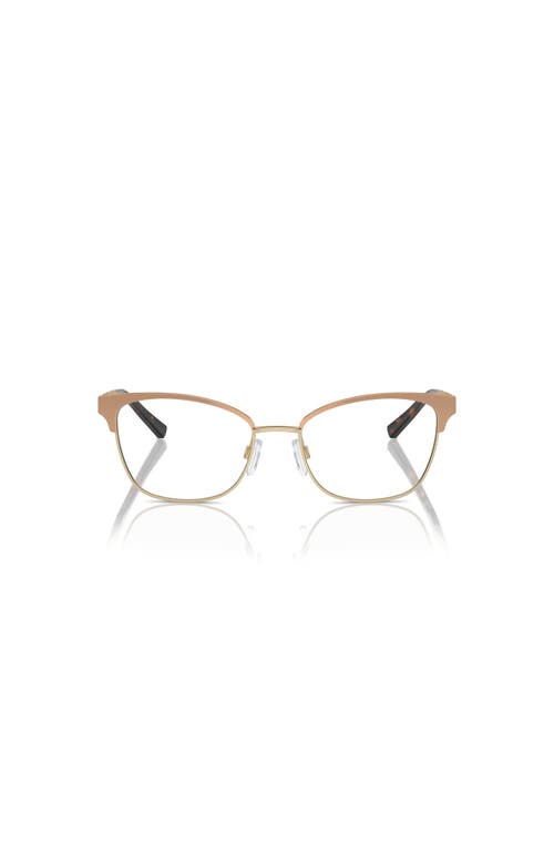 Michael Kors 51mm Cat Eye Optical Glasses In Brown