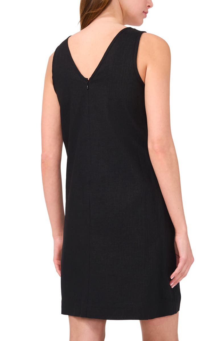 Halogen<sup>®</sup> V-Neck Sleeveless Shift Dress, Alternate, color, 