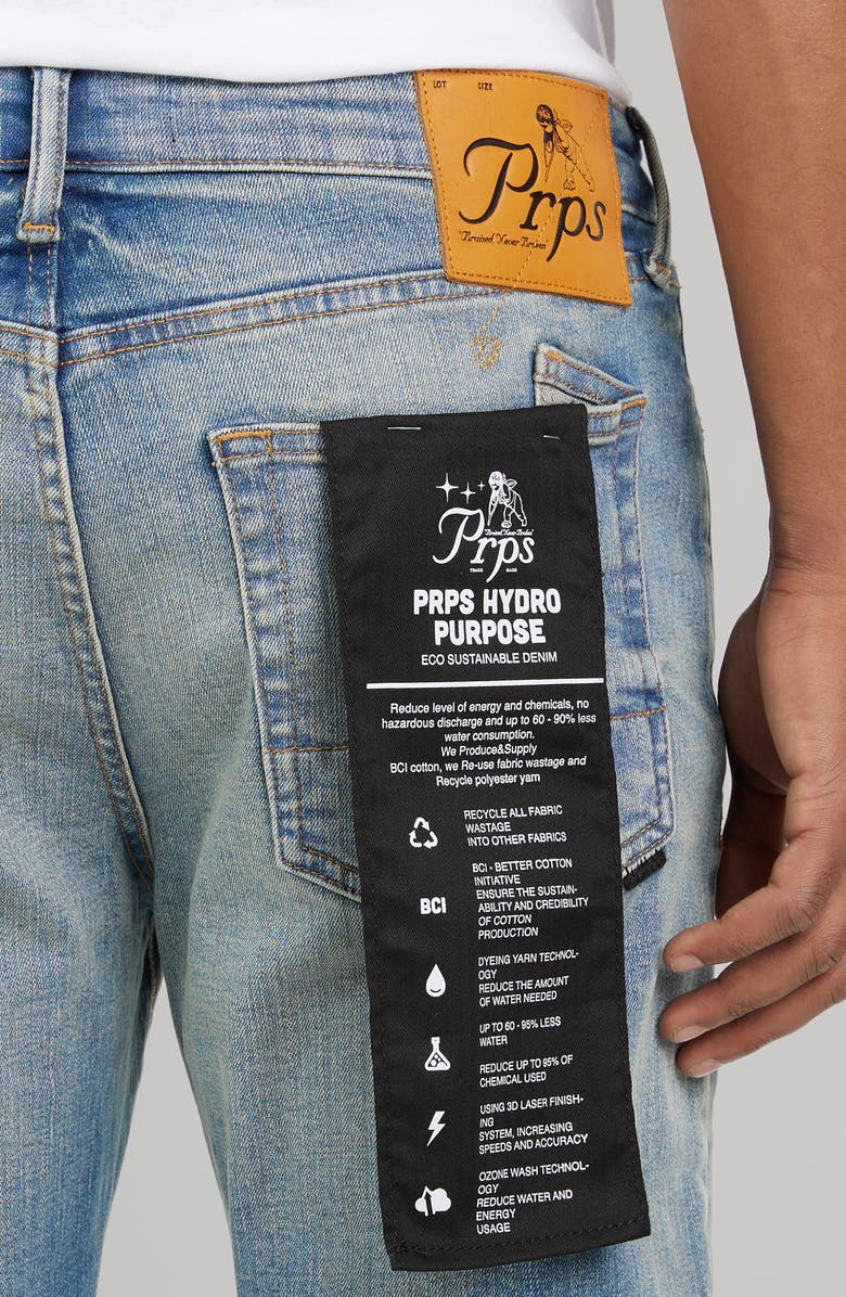 PRPS Utilize Straight Leg Jeans, Alternate, color, Light Indigo
