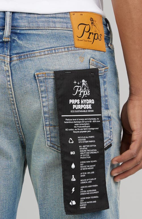 Prps Utilize Straight Leg Jeans In Purple