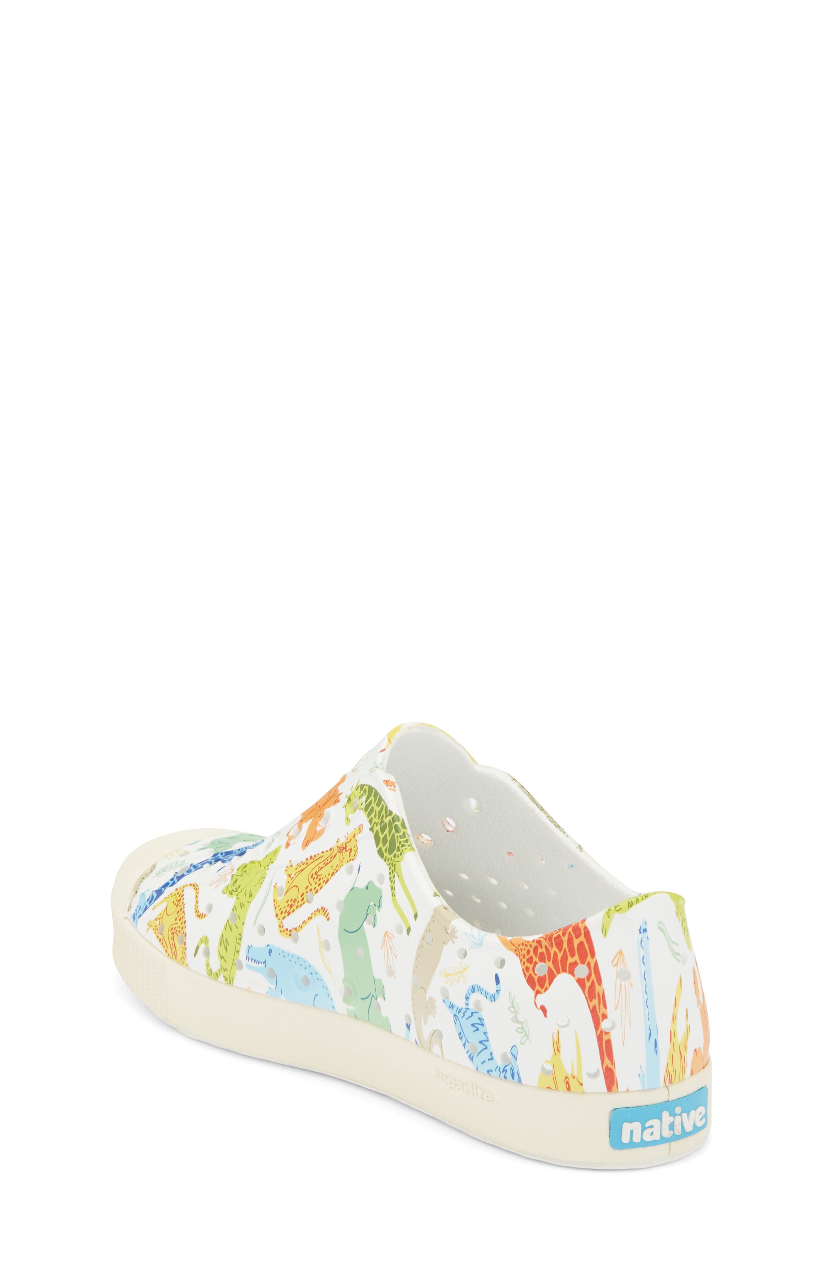 Native Shoes Jefferson Sugarlite Slip-On Sneaker, Alternate, color, White/ White/ Safari