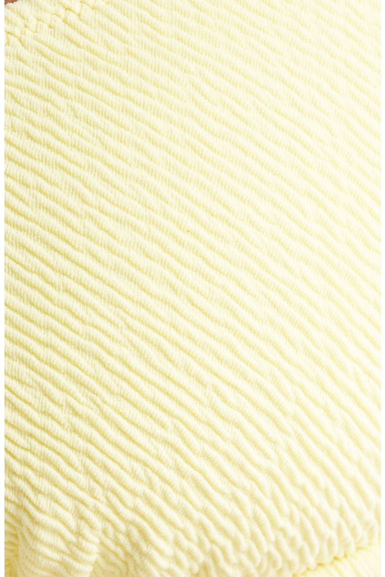 The Eva Rib Underwire Bikini Top, Alternate, color, CUSTARD