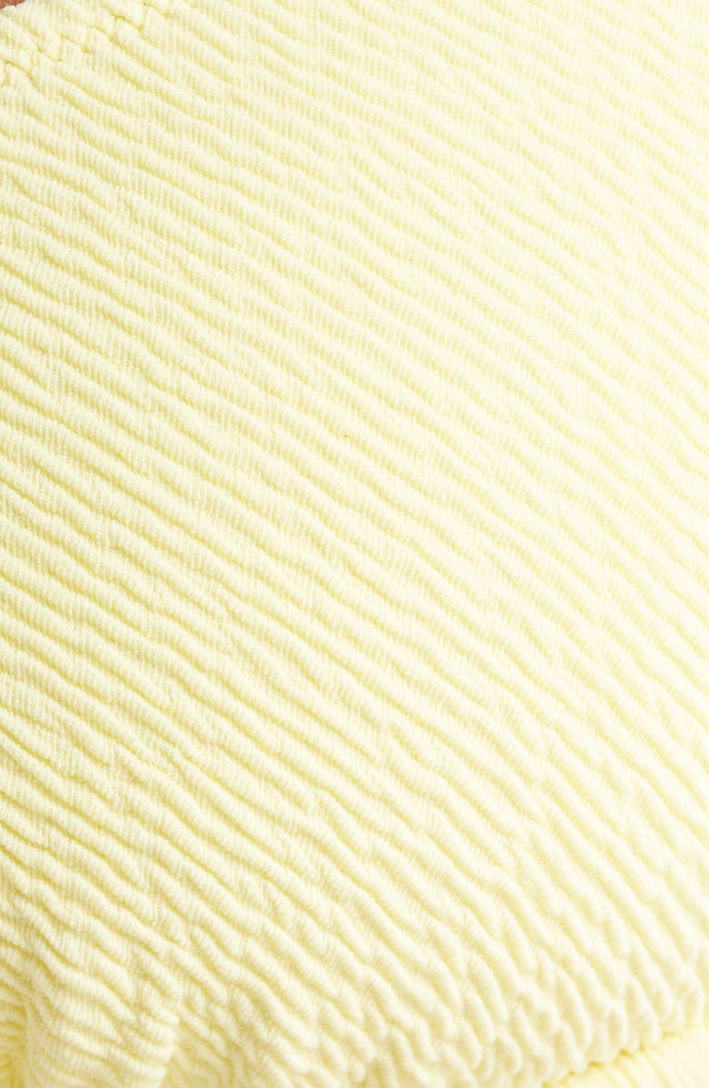 Solid & Striped The Eva Rib Underwire Bikini Top, Alternate, color, Custard