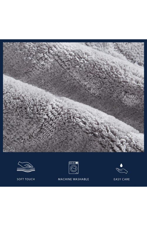 Nautica Logo Bath Rug In Grey