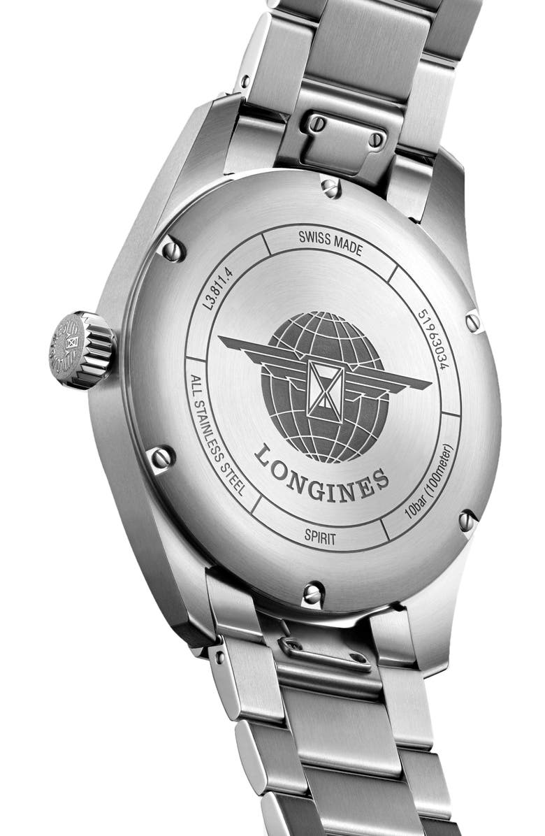 Longines Spirit Automatic Bracelet Watch, 42mm, Alternate, color, 