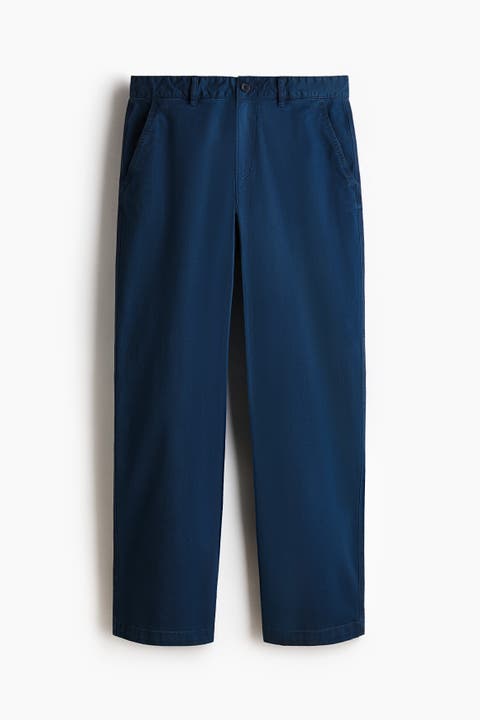 Relaxed Fit Cotton Chinos