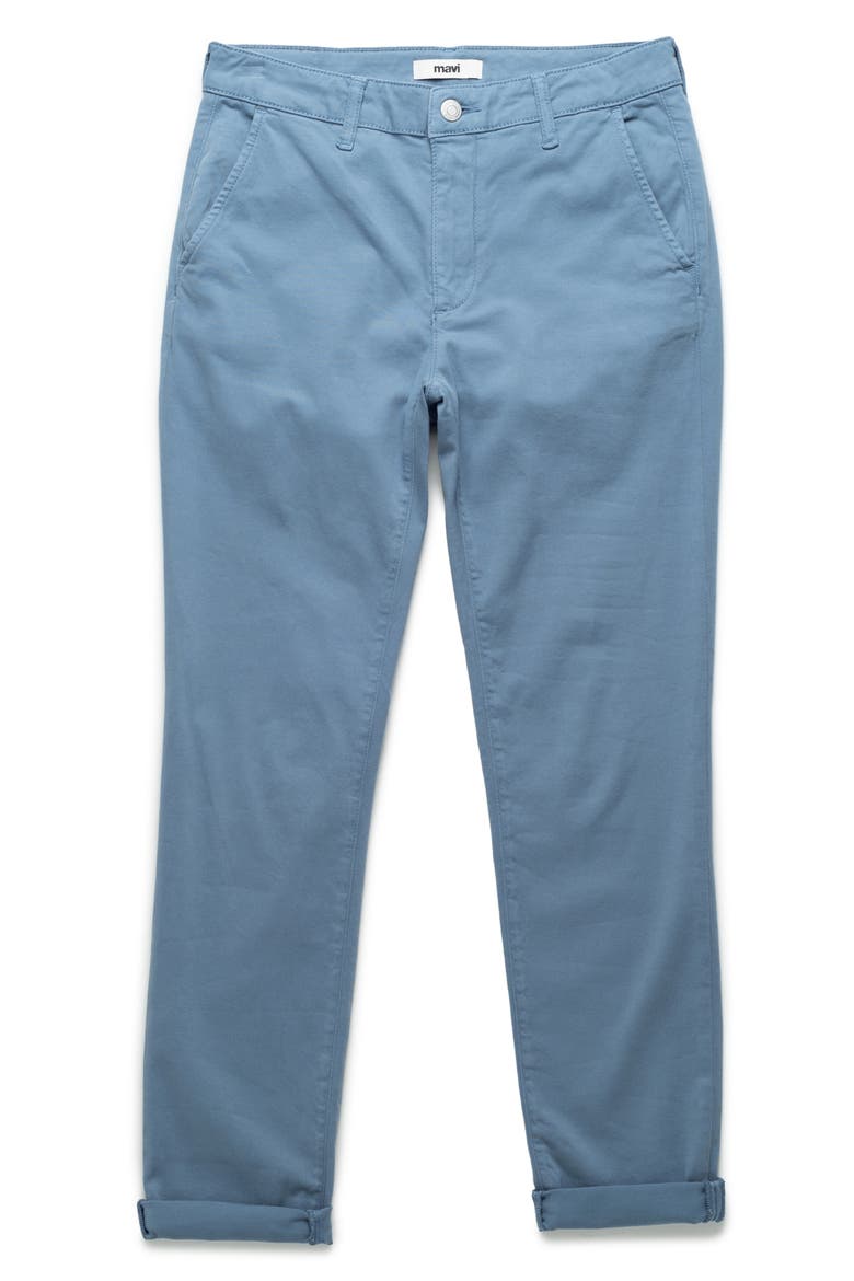 Kathleen Mid Rise Slim Stretch Twill Chino Pants, Alternate, color, RIVIERA CASUAL TWILL